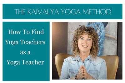 How To Find Yoga Teachers as a Yoga Teacher