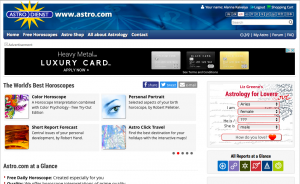 astro.com homepage